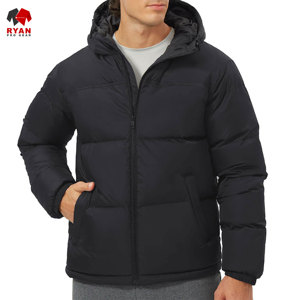 Chaqueta Acolchada de Diseño Personalizado para Hombre, Cierre de Cremallera con Logotipo Personalizado, Tejido Transpirable y Cómodo, Diseño ODM OEM - Product Image 5