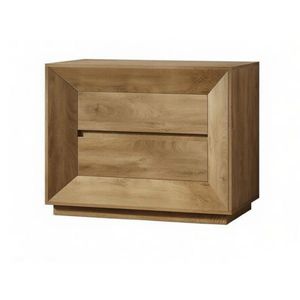 Comodini Moderni in Stile Francese con 2 Cassetti, Mobili Minimalisti Anticati per Camere da Letto o Appartamenti - Product Image 2