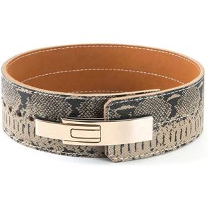 Bon marché Prix ceinture à boucle à levier réglable ceinture de levage de puissance personnalisée 10mm d'épaisseur ceinture de levier d'haltérophilie en cuir suédé - Product Image 3