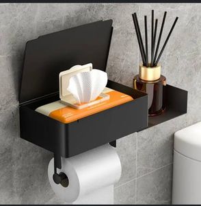 Porte-rouleau de papier toilette, accessoire de salle de bain d'hôtel, matériel de salle de bain domestique, porte-mouchoirs décoratif - Product Image 5