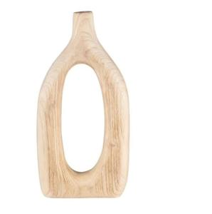Jarrón de Madera Ecológico para Decoración de Mesa, Tallado a Mano en Madera de Mango, para Regalos de Oficina y Uso al por Mayor - Product Image 2