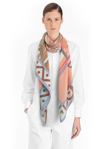 Foulards carrés de qualité supérieure impression numérique personnalisée tissu léger accessoires de mode élégants parfaits pour les commandes en gros - Product Image 6