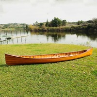 Kayak Touring Kayu Fiberglass Buatan Tangan 16 Ringan 2 Orang Tahan Lama Tahan Air Danau Sungai - Kontak Grosir