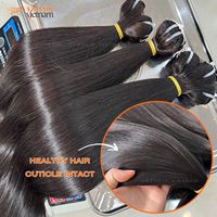 Paquetes de cabello vietnamita de doble estiramiento de cabello vietnamita crudo vendedor al por mayor 12A grado 100% cutícula alineada cabello virgen