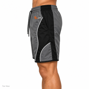 <b>Mens</b> Windbreaker <b>Shorts</b> Streetwear durable <b>woven</b> fabric Athletic Casual <b>Short</b> Pants oversized street fit for urban streetwear - Product Image 2