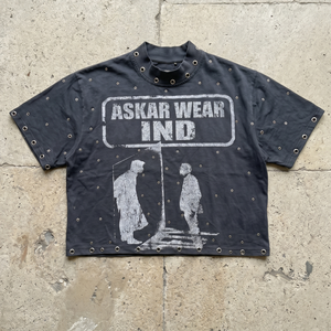 เสื้อยืดครอปโอเวอร์ไซส์ลำลอง ระบายอากาศได้ดี แขนสั้น ผลิตจากผ้าฝ้ายออร์แกนิคที่ยั่งยืน แฟชั่นแนวสตรีท สไตล์คนเมือง - Product Image 1