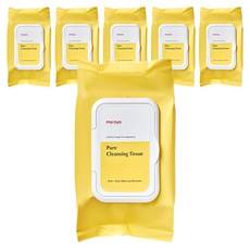 Lot de 6 paquets de lingettes nettoyantes pures pour le démaquillage, 80 lingettes chacune, pratiques pour une utilisation en déplacement – Discount Witch Factory - Product Image 1