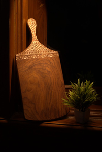 Tabla de Cortar Rústica Hecha a Mano de Madera de Sheesham con Acabado Pulido, Ecológica y Duradera para Tareas Pesadas de Corte en la Cocina - Product Image 4