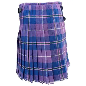 Kilts de Tartan écossais | Tissu de laine acrylique 13oz | Tout tartan disponible quantité minimale de commande 25 kilts