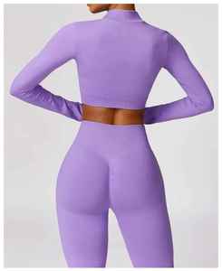 <b>3</b> Piece Yoga Set for Women Customized High Quality Light Weight Womens Workout Leggings Active Wear - Product Image 3