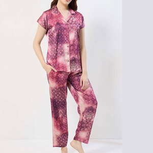 Conjunto de Pijamas Modernos para Mujer, Sensación de Algodón Premium, Estilo Casual y Cómodo, MOQ Bajo - Product Image 1