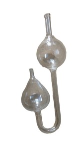 Hempel Glass CO2 <b>Bubble</b> Counter Aquarium Gas Gauge Trap <b>Tube</b> Needle Valve 100ml OEM Clear Lab Supply for Volumetric Gas Analysis - Product Image 4