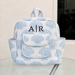 Bohemian Quilted Cotton <b>Backpack</b> Floral Design Girl's School and Travel <b>Backpack</b> Handmade Custom <b>Toddler</b> Picnic Bag for Gifts - Product Image 3