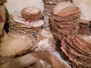 หนังกลองพระโพธิสัตว์ผิวหัวแบนโจ Snare skinafrican แพะกลองหัว Djembe กับขนหนังแพะสไตล์แอฟริกัน - Product Image 2