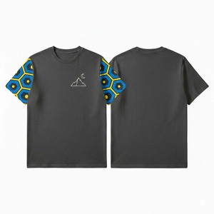 เสื้อยืดโอเวอร์ไซส์แขนสั้นพิมพ์ลายตัวอักษรสำหรับผู้ชาย ผ้าฝ้าย 100% ป้องกันขนร่วง สำหรับแฟชั่นวัยรุ่นชาย - Product Image 1