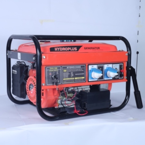 Générateur d'électricité portable HYDROPLUS INTERNATIONAL 2500W à essence, 6,5 CV, 220V, démarrage électrique, usage intensif, multi-usages - Product Image 1