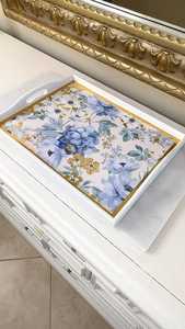 Meubles de maison modernes en bois de style artisanal royal, avec plateaux de service extensibles à incrustations d'os, pour cuisines, hôtels, salons - Vente en gros - Product Image 5