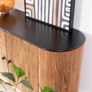 Vandana Autumn Harmony Small two-tone wood and black vintage-style Boogie sideboard - Product Image 2
