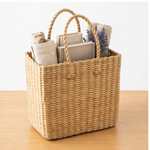 Sac à main tissé en jacinthe d'eau KOTTRAVAI, sac de plage naturel, écologique, pour les voyages quotidiens, en provenance du Tamil Nadu - Product Image 2