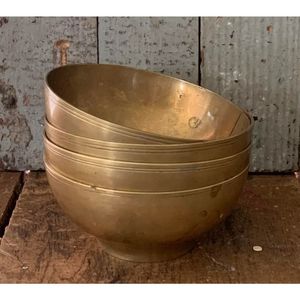 Premium Quality Brass Serving Bowl Traditional <b>Kitchen</b> Dining <b>Decor</b> <b>Item</b> <b>For</b> Serving Fruits Snacks And Dry Fruits - Product Image 5