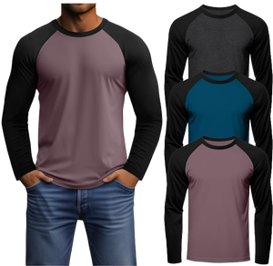 <b>Men's</b> Short Sleeve <b>Collarless</b> Casual Heat-Transfer Printed Cotton T-<b>Shirt</b> Soft Summer - Product Image 4