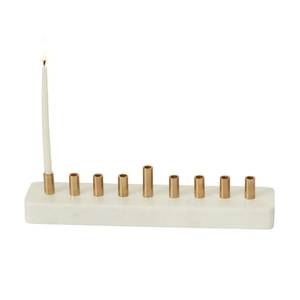 HOT SELLING Golden Brass <b>Candle</b> Stand With Nine White <b>Candles</b> Modern Home Decoration Metal Holder FOR SALE - Product Image 6