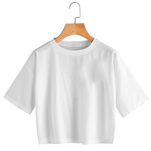 เสื้อยืดแขนสั้นคอวีทรงหลวมระบายอากาศดี สไตล์สตรีทแวร์ สำหรับฤดูร้อน ผลิตจากผ้าฝ้าย 100% ราคาโรงงานสุดคุ้ม - Product Image 5