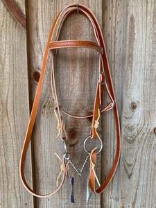 Best Quality Customized Color & Logo Western Leather Horse Bridle and Reins Set with Customizable Size and High Quality - Product Image 5