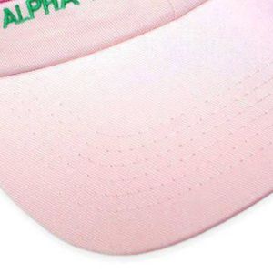 Gorra de Béisbol Ajustable de Algodón Rosa Bordada con la Línea AKA World Famous, Gorro de la Hermandad Griega para Eventos de Mujeres - Product Image 6