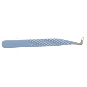 Pince à épiler pour cils en acier inoxydable de qualité supérieure, forme incurvée, pointe fine, couleur au choix du client, prise en main parfaite - Product Image 3