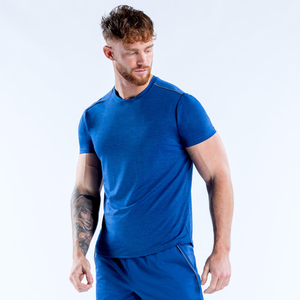 Camisetas de Gimnasio para Hombre de Alta Calidad, Ropa Deportiva de Secado Rápido, Poliéster y Elastano, Camisetas de Fitness con Logotipo Personalizado, Ropa de Gimnasio para Hombre - Product Image 2