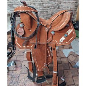 Selle de cheval en cuir occidental de qualité supérieure usinée à la main conception robuste Ranch & Trail selle d'équitation vente en gros OEM disponible - Product Image 1