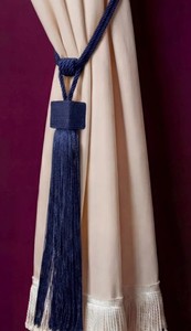 Square Wrapped Cord Curtain <b>Tieback</b> | Artisanal Home Decor - Product Image 2