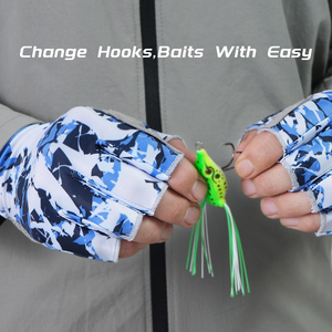 Fabricante de Guantes de Pesca de Alto Rendimiento, Guantes de Pesca Personalizados para Exteriores, Antideslizantes, con Agarre, Proveedor Mayorista de Marca Privada - Product Image 4