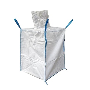 FIBC PP Durable Ton Jumbo Bag with Flat Bottom and Top Fill Spout for Bulk Storage Heavy Freight <b>Seed</b> Powder Ore Transport - Product Image 1
