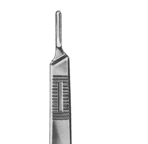 Manche de scalpel manuel en acier inoxydable robuste pour hôpital, conception ergonomique, poignée antidérapante, instrument chirurgical - Product Image 3