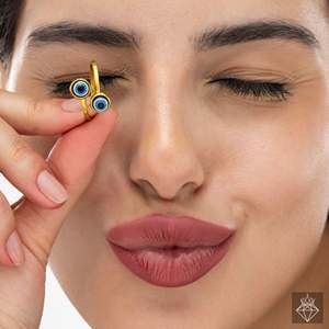 PRAO <b>Openable</b> Evil Eye Fashion <b>Ring</b> Anti-Tarnish with Durable Finish - Product Image 3