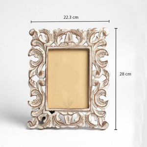 Home Wood Handmade Wooden Photo <b>Frame</b> Rectangular Horizontal Wall <b>Mount</b> Elegant Decor - Product Image 2