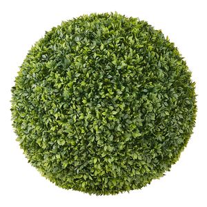 Palla Topiaria Artificiale da 23 Pollici Facile da Montare, Pianta Finta di Bosso dall'Aspetto Realistico, Albero in Seta Sintetica per Decorazioni Esterne e Portico Anteriore, Confezionata - Product Image 1