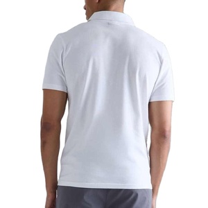 Camiseta de Manga Corta Informal de Verano, Gruesa y Pesada, 100% Poliéster, Transpirable, Personalizable, Lisa, con Cuello Redondo y Cierre - Product Image 1