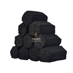 Carbón de Coco Orgánico Coco Riki en Briquetas para Hookah, Diseño Hexagonal Negro, Bajo Contenido de Ceniza, Alto Valor Calorífico, 1 kg - Product Image 3