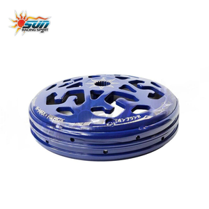 Couvre-embrayage en acier bleu SUN Racing pour NMAX155 AEROX155 Scooter Taïwanais Durable Fonctionnement fluide Haute performance - Product Image 3