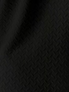 Jacquard Texturizado Sólido Premium para Camisa de Hombre, Manga Corta, Transpirable, Tejido de Punto, Casual, Moda, Golf, Personalizado OEM/ODM - Product Image 4