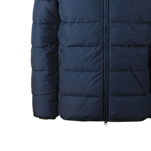 Custom <b>Men</b> Puffer Jackets Soft Comfortable Canvas High Street Style Hooded with Front Logo Sublimation Puffer Coat - Product Image 5