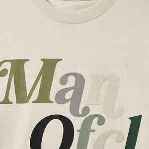 Camiseta Casual de Tela Suave y Cómoda con Estampado Puff, Estampado en Relieve de Alta Calidad, Algodón Premium, Estilo Diario para Hombre - Product Image 6