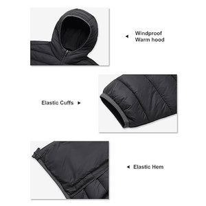 Luxury Outdoor Warm Waterproof <b>Quilted</b> Lightweight Insulated Soft Thermal Puffer Overcoat Stylish Jacket 100% Nylon Unisex - Product Image 2