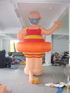 Inflable Holland Abraham 50 JAAR para eventos publicitarios de venta comercial al aire libre - Product Image 4