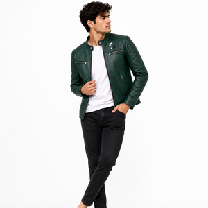 Veste en cuir classique pour homme, conçue pour un confort premium, un style raffiné, une durabilité durable et un look moderne et confiant. - Product Image 6