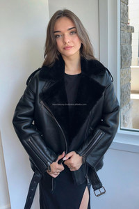Boomletcorp Chaqueta de Cuero A LA Moda para Mujer, Chaqueta de Cuero a Prueba de Agua con Logotipo Personalizado, Calidad Superior, Nuevo Estilo - Product Image 3
