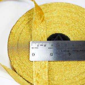 Cinta de encaje metálica dorada de 2 cm de ancho, hecha en Pakistán, 100% de alta calidad, personalizada, para uniformes ceremoniales. - Product Image 6
